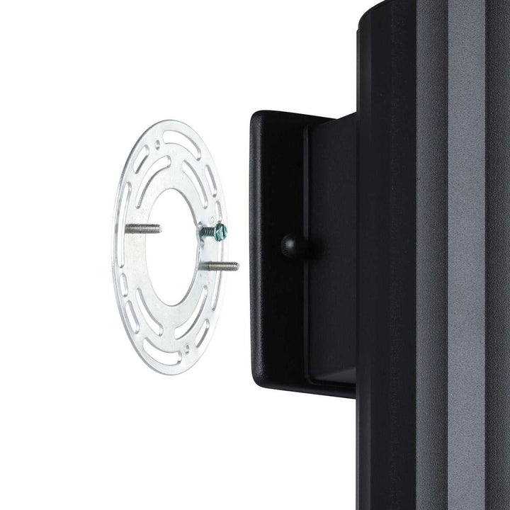 Portillo One Light Exterior Wall Sconce in Black Eglo Canada