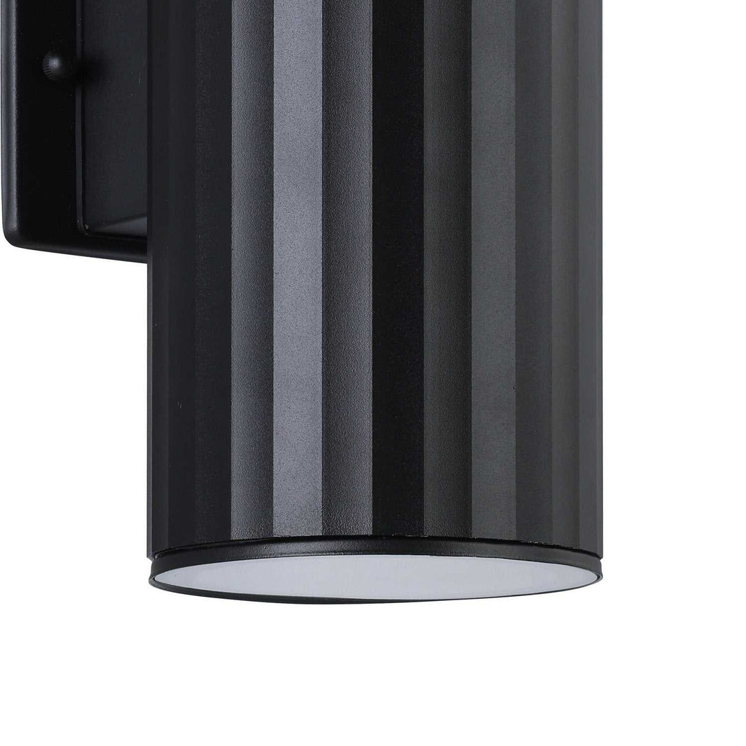 Portillo Two Light Exterior Wall Sconce in Black Eglo Canada