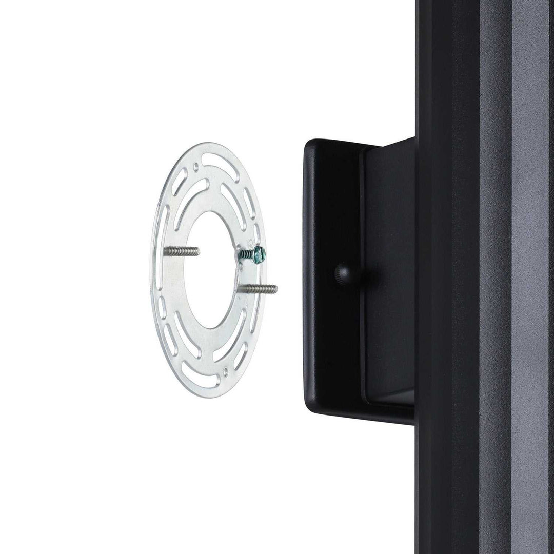 Portillo Two Light Exterior Wall Sconce in Black Eglo Canada