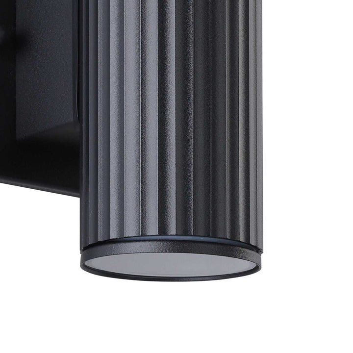 Portillo One Light Exterior Wall Sconce in Black Eglo Canada