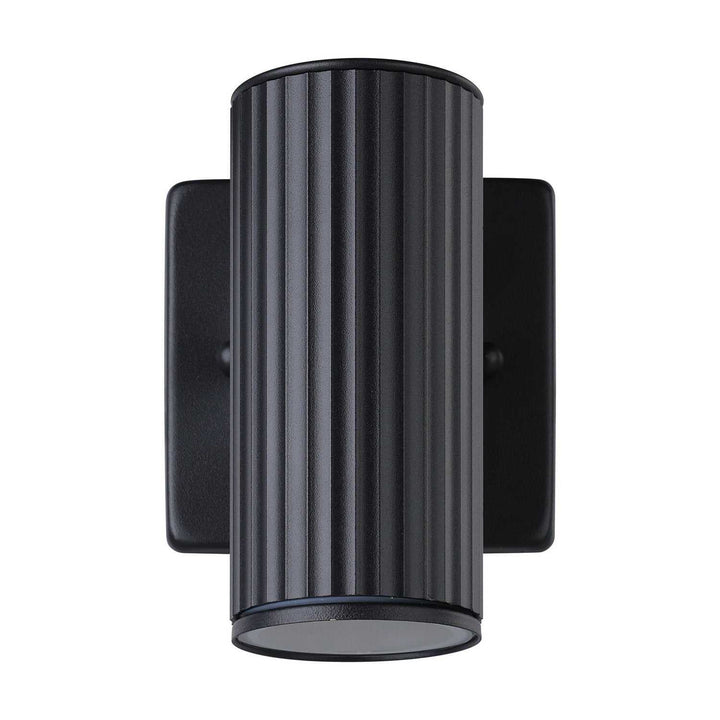 Portillo One Light Exterior Wall Sconce in Black Eglo Canada