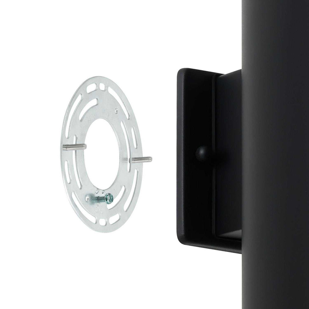 Ascoli Two Light Exterior Wall Sconce in Black Eglo Canada
