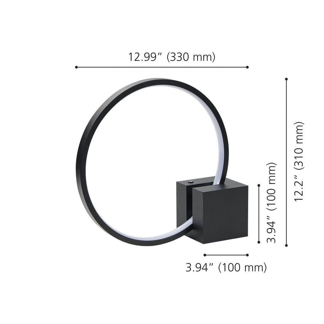 Nassa LED Table Lamp in Black Eglo Canada