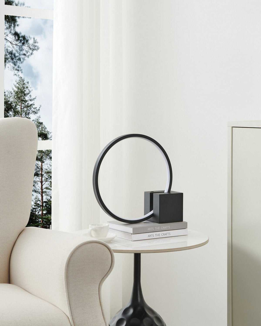 Nassa LED Table Lamp in Black Eglo Canada