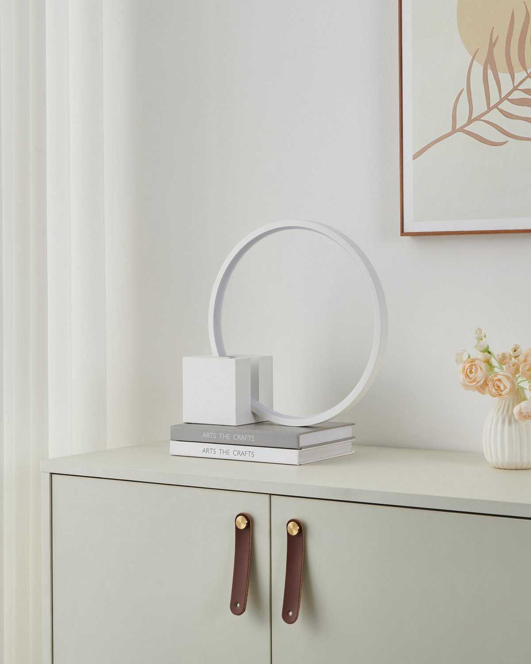 Nassa LED Table Lamp in White Eglo Canada