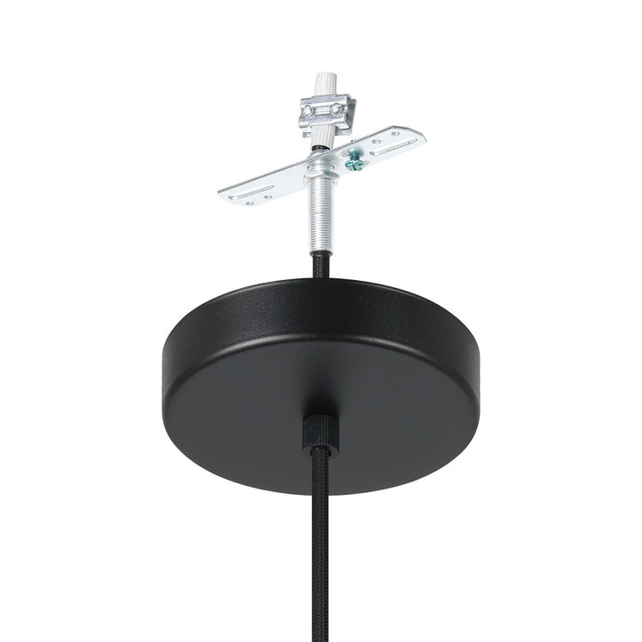 Almoster One Light Pendant in Black, Copper Smoked Eglo Canada
