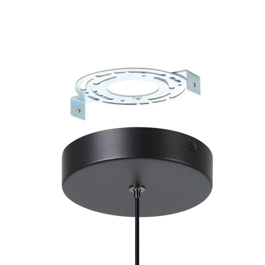 Fruitera LED Pendant in Black, Brushed Gold Eglo Canada