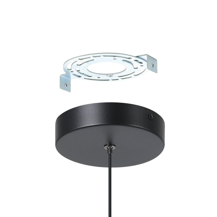 Fruitera LED Pendant in Black, Brushed Gold Eglo Canada