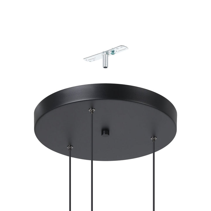 Fruitera LED Pendant in Black, Brushed Gold Eglo Canada