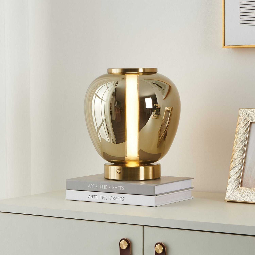 Fruitera LED Table Lamp in Brushed Gold Eglo Canada