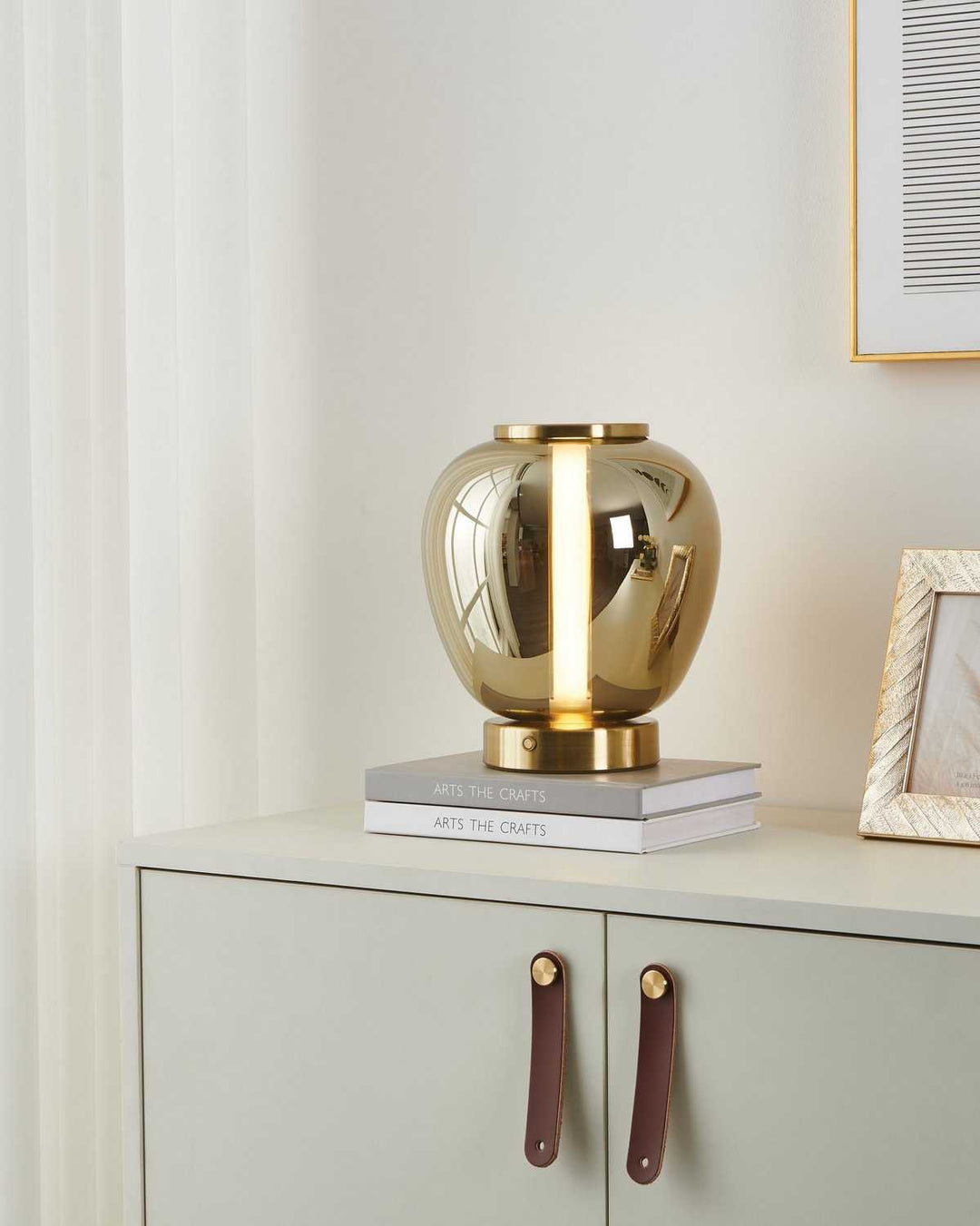 Fruitera LED Table Lamp in Brushed Gold Eglo Canada