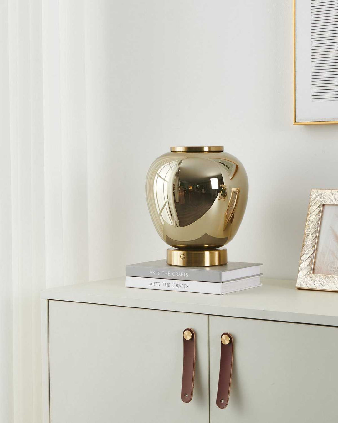 Fruitera LED Table Lamp in Brushed Gold Eglo Canada