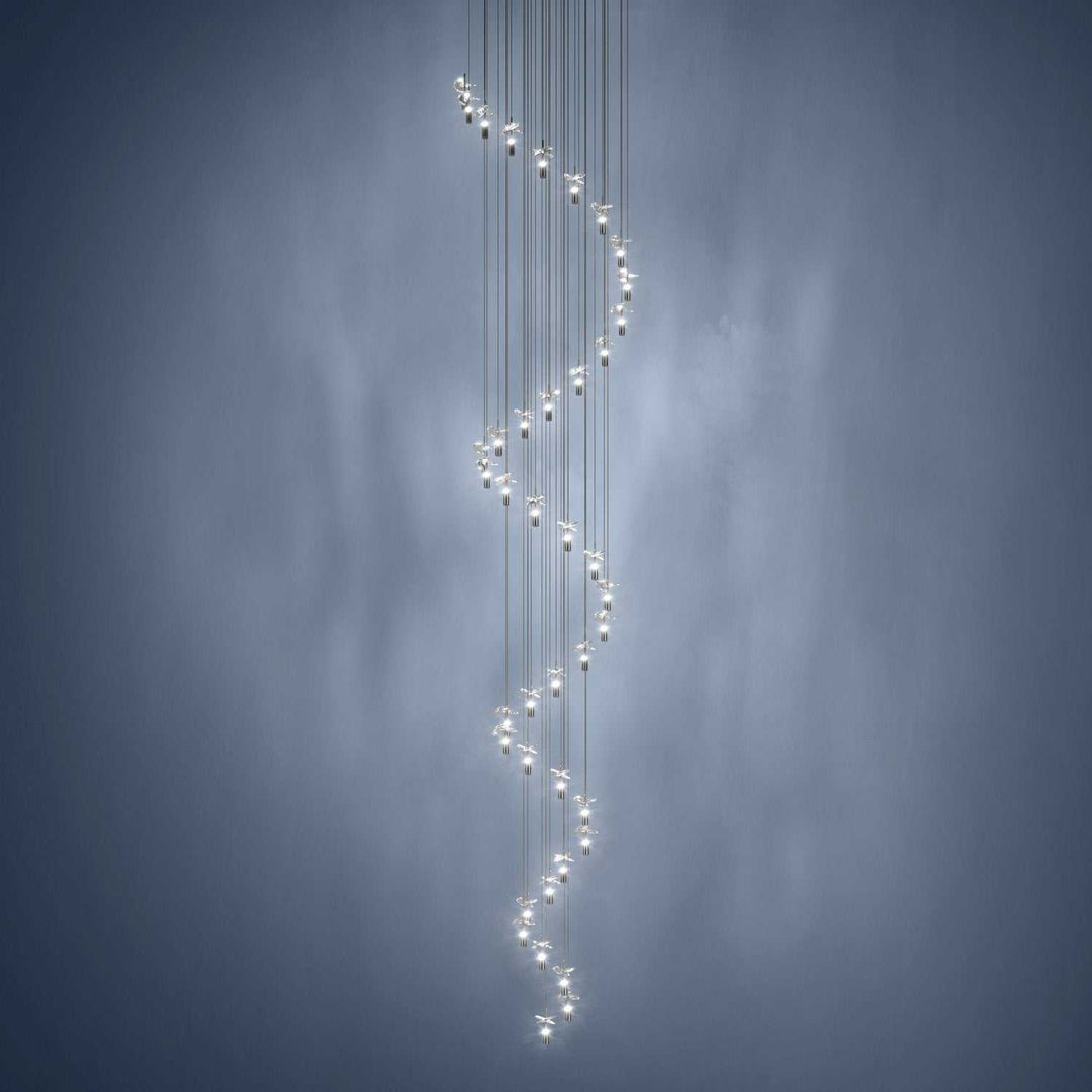 Comareira LED Pendant in Black Chrome Eglo Canada