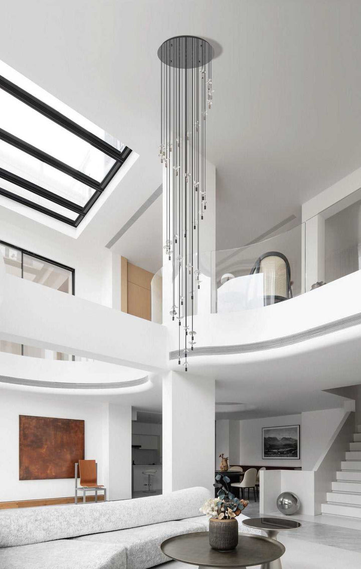 Comareira LED Pendant in Black Chrome Eglo Canada