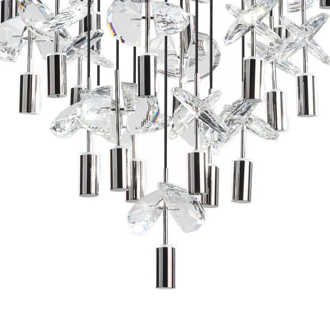 Comareira LED Pendant in Black Chrome Eglo Canada