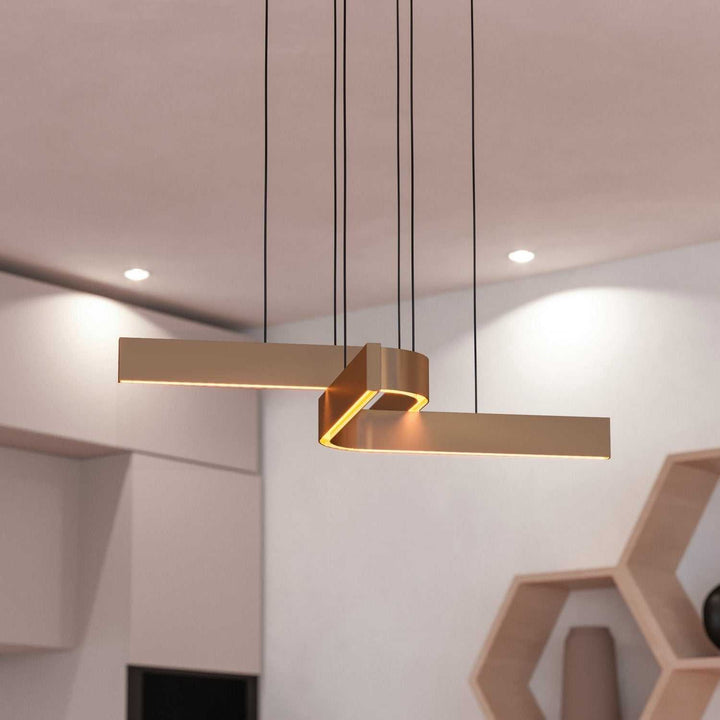 Folcino LED Pendant in Bronze Eglo Canada