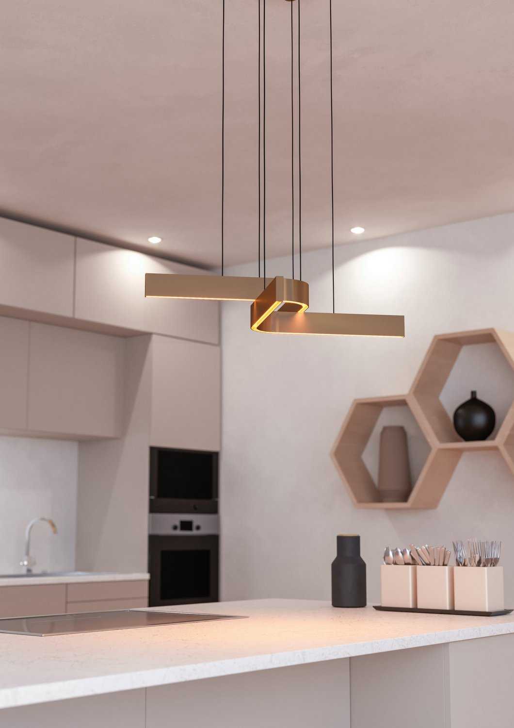 Folcino LED Pendant in Bronze Eglo Canada