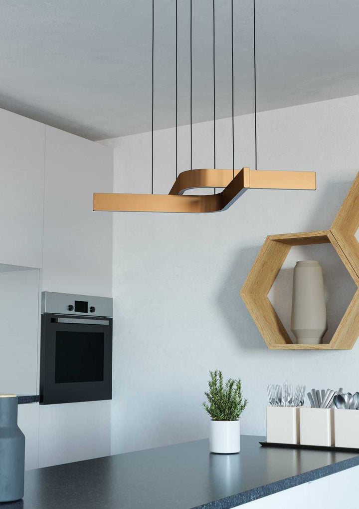 Folcino LED Pendant in Bronze Eglo Canada
