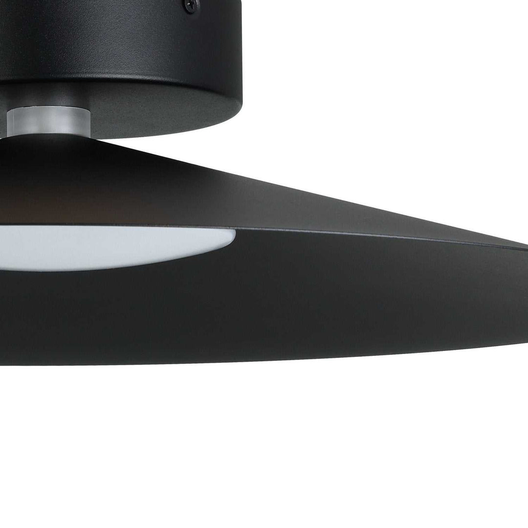 Conomavilla LED Flush Mount in Black Eglo Canada