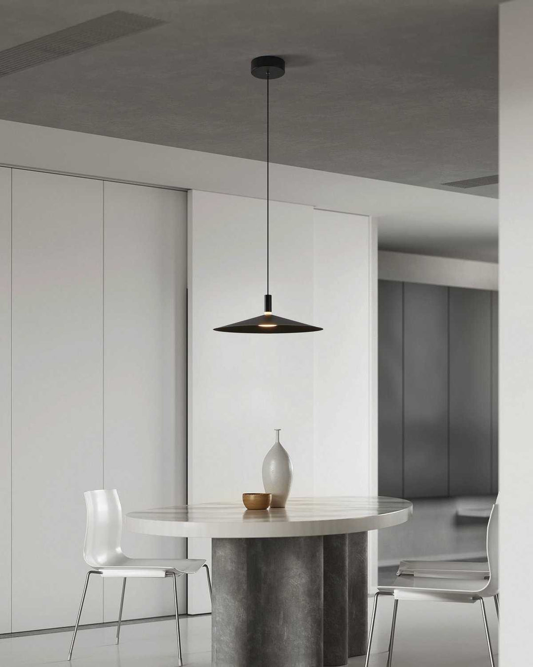 Conomavilla LED Pendant in Black Eglo Canada