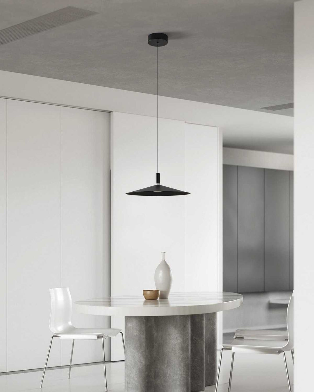 Conomavilla LED Pendant in Black Eglo Canada