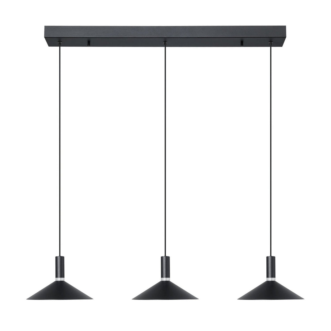 Conomavilla LED Pendant in Black Eglo Canada