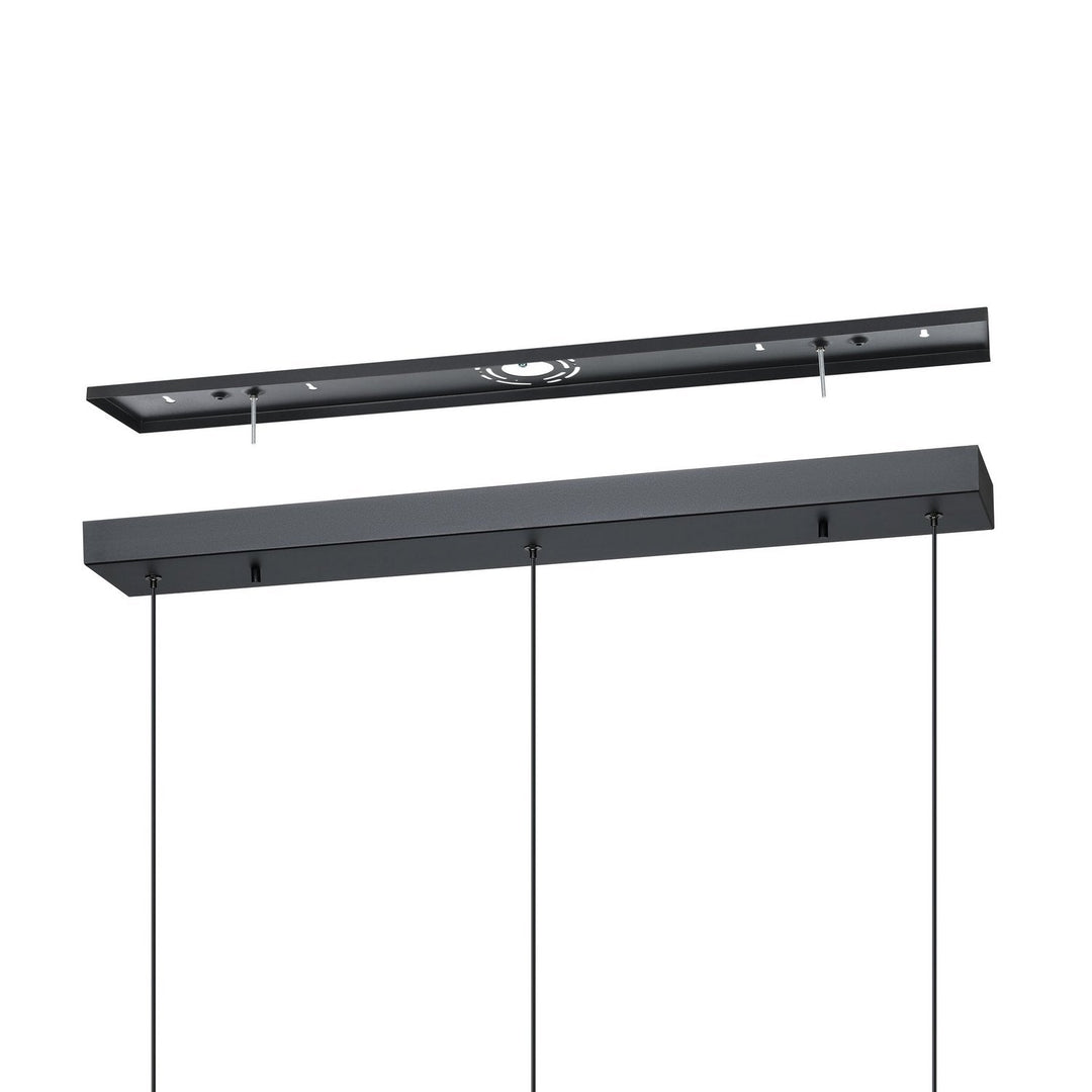 Conomavilla LED Pendant in Black Eglo Canada