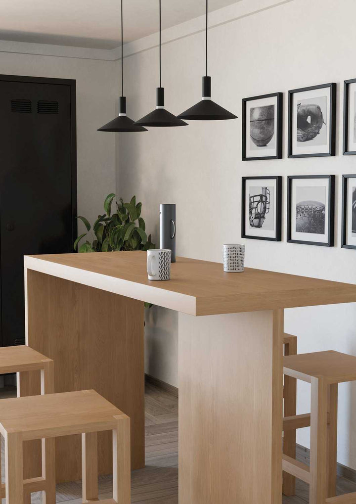 Conomavilla LED Pendant in Black Eglo Canada