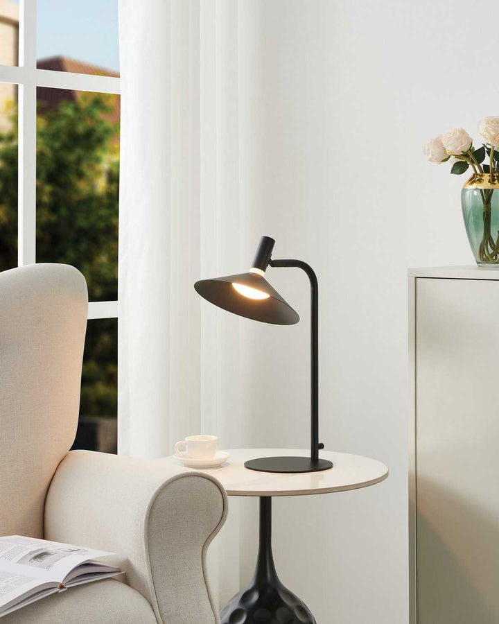 Conomavilla LED Table Lamp in Black Eglo Canada