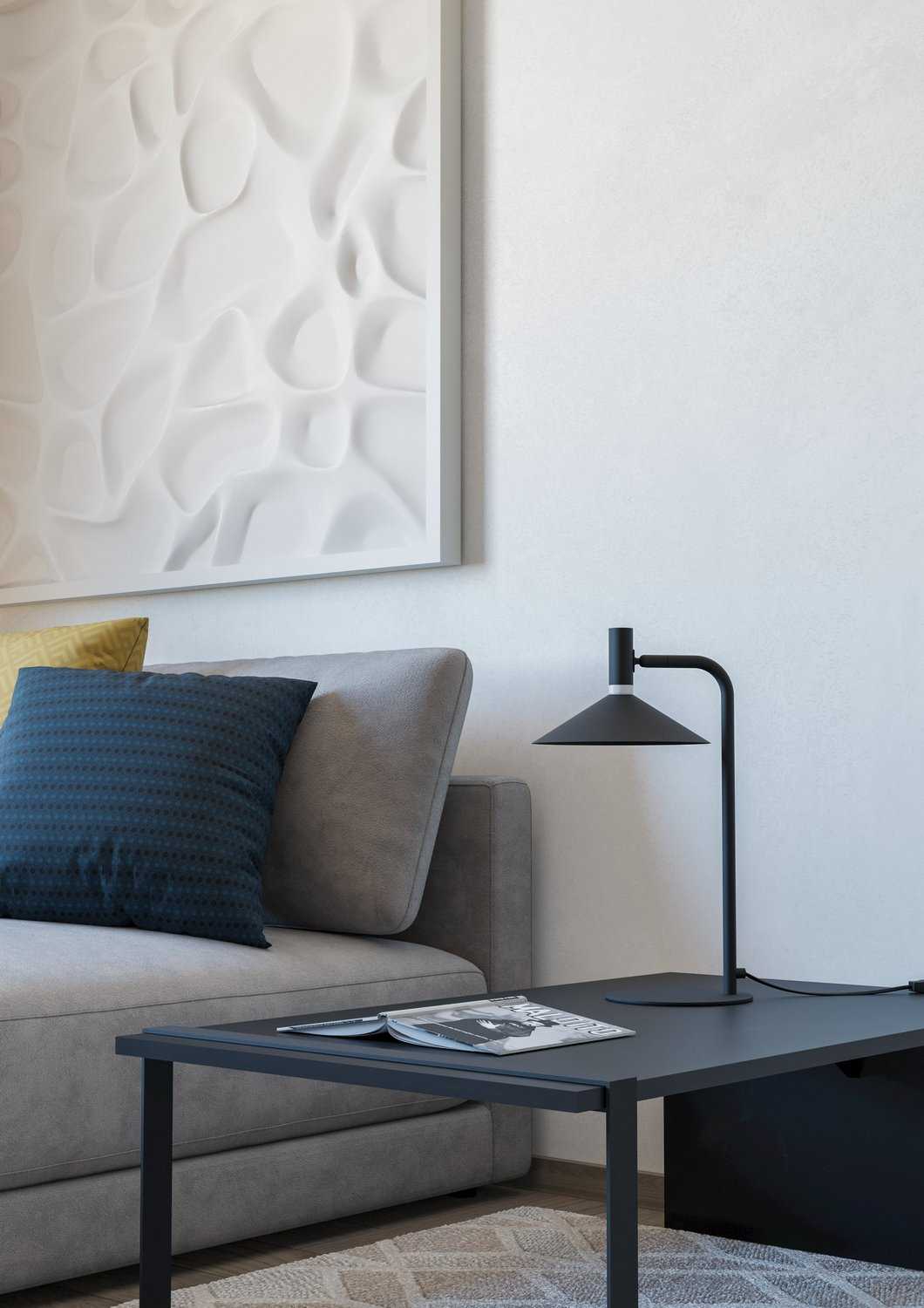 Conomavilla LED Table Lamp in Black Eglo Canada