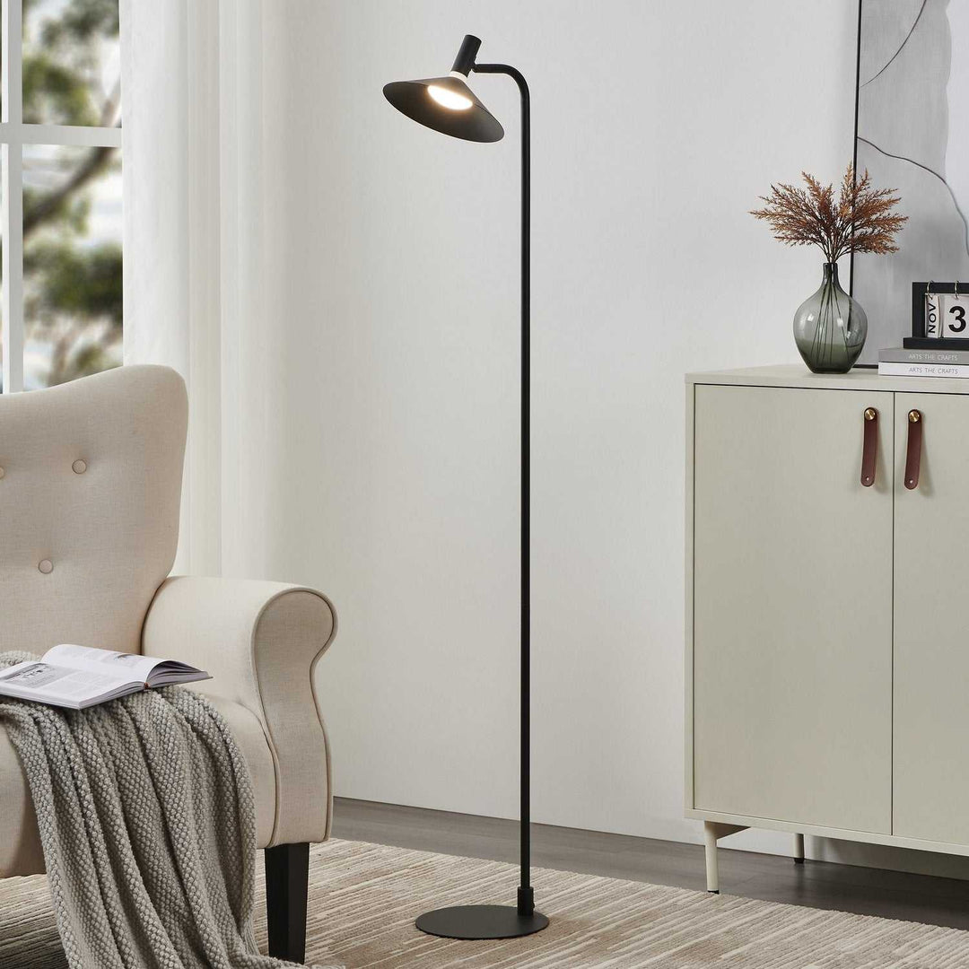 Conomavilla LED Floor Lamp in Black Eglo Canada