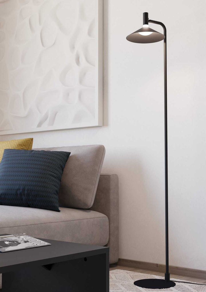 Conomavilla LED Floor Lamp in Black Eglo Canada