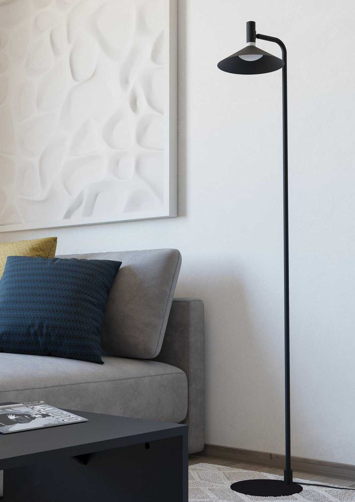 Conomavilla LED Floor Lamp in Black Eglo Canada