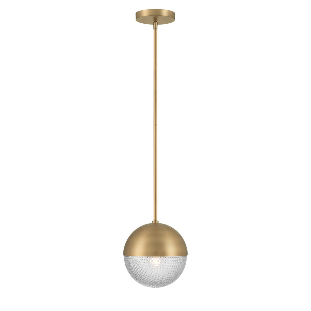 Luniva One Light Mini Pendant in Legacy Brass Minka-Lavery