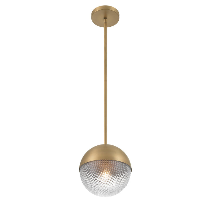 Luniva One Light Mini Pendant in Legacy Brass Minka-Lavery