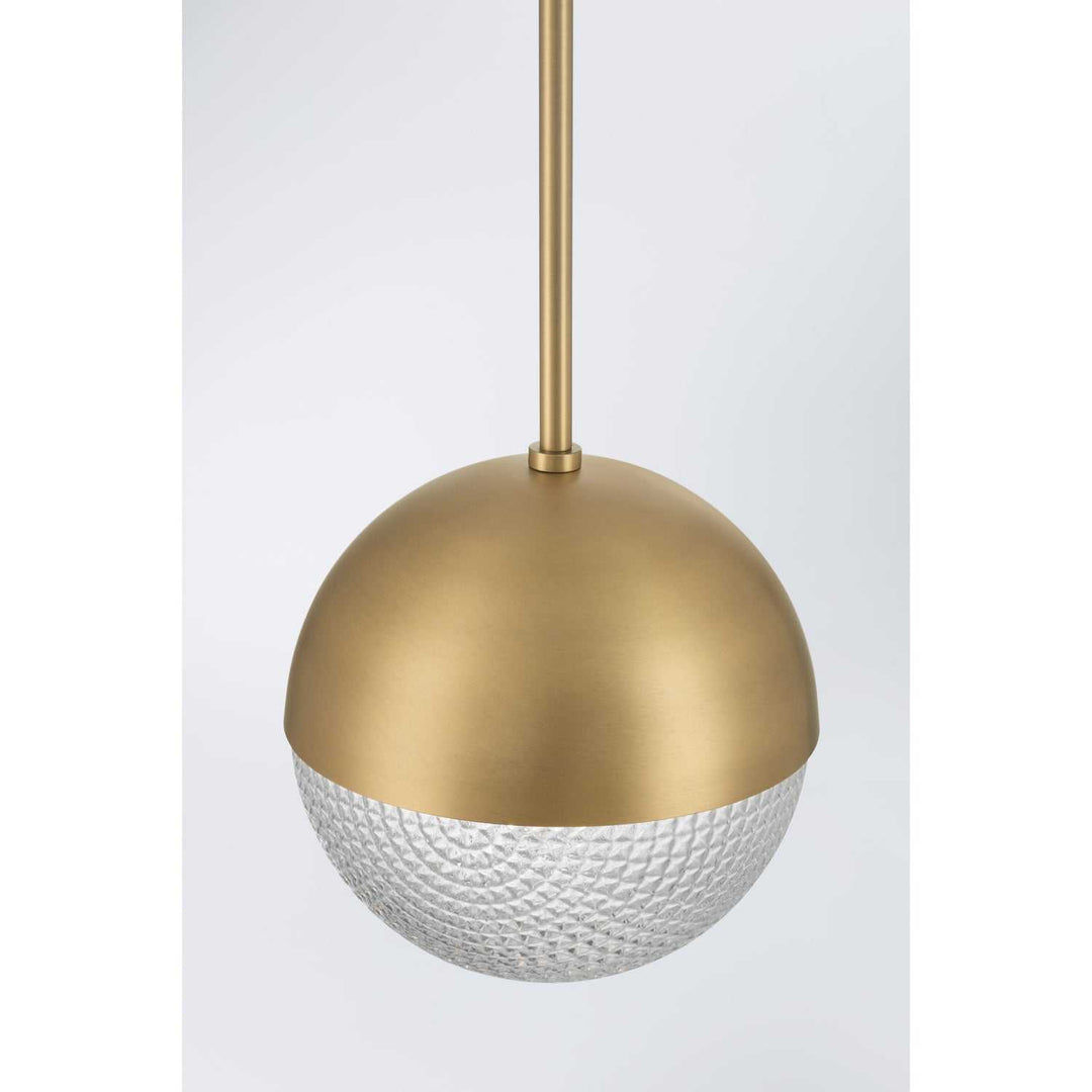 Luniva One Light Mini Pendant in Legacy Brass Minka-Lavery