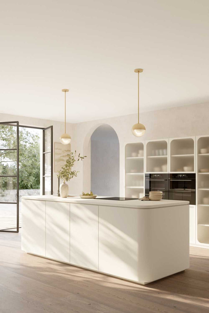 Luniva One Light Mini Pendant in Legacy Brass Minka-Lavery