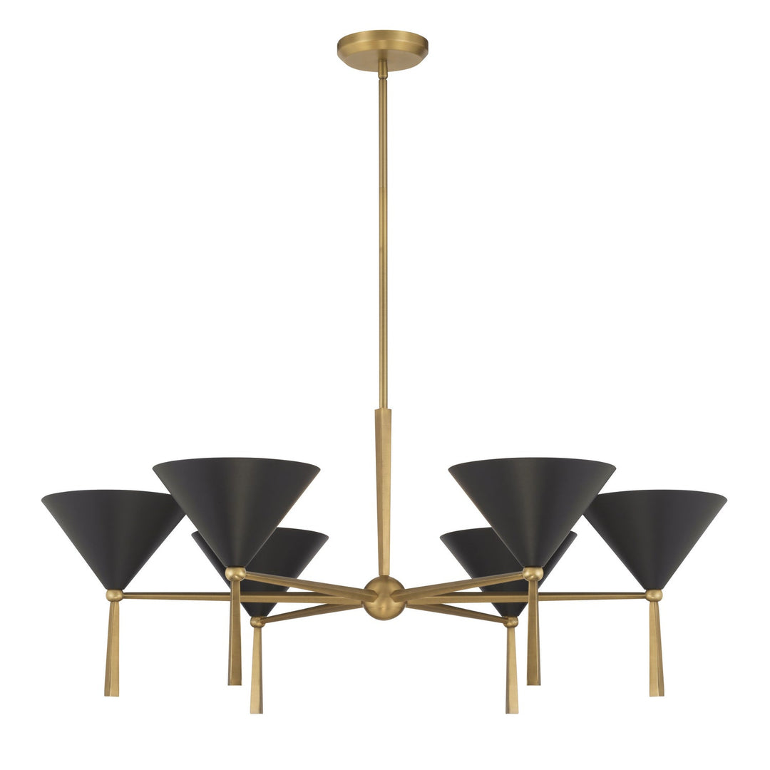 Minka-Lavery - 10316-855 - Six Light Chandelier - Cortan - Legacy Brass