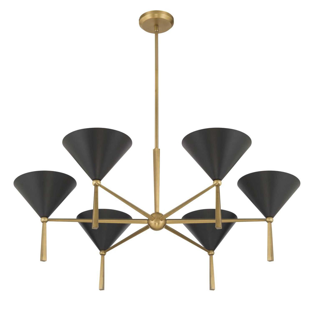 Minka-Lavery - 10316-855 - Six Light Chandelier - Cortan - Legacy Brass