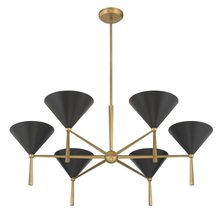Minka-Lavery - 10316-855 - Six Light Chandelier - Cortan - Legacy Brass