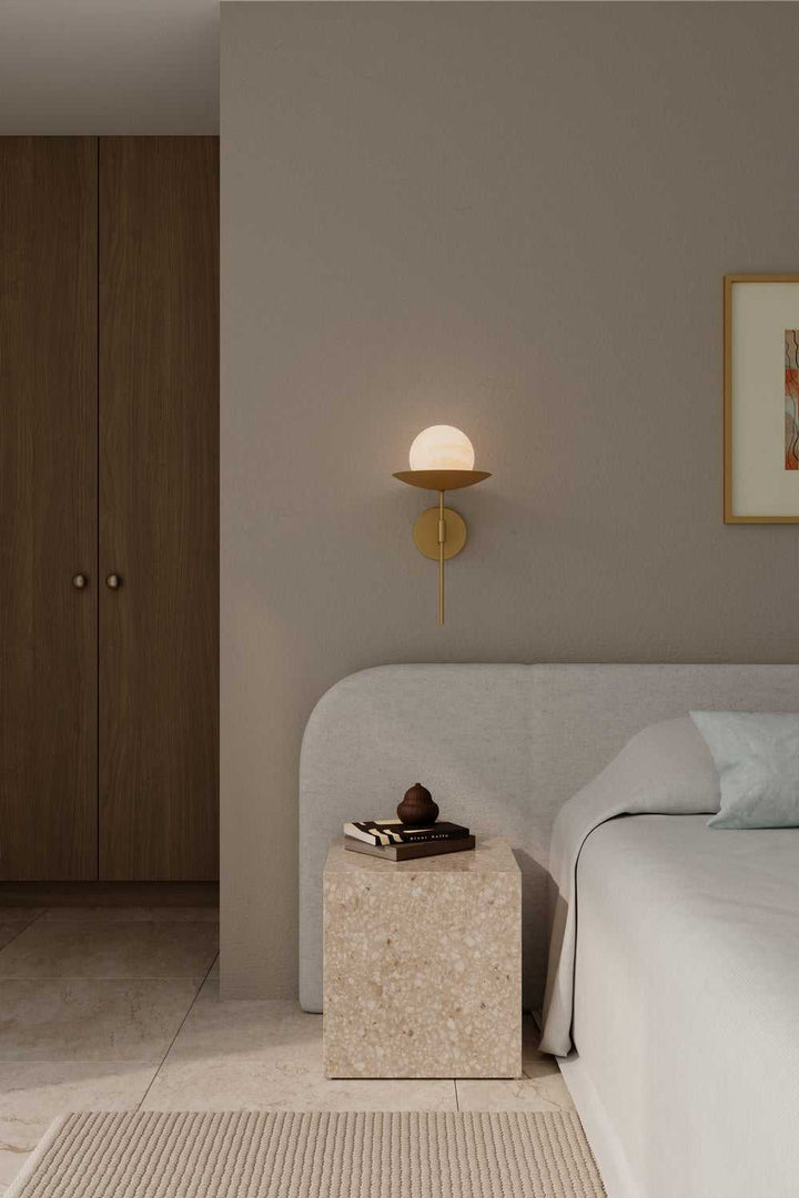 Olenne One Light Wall Sconce in Legacy Brass Minka-Lavery
