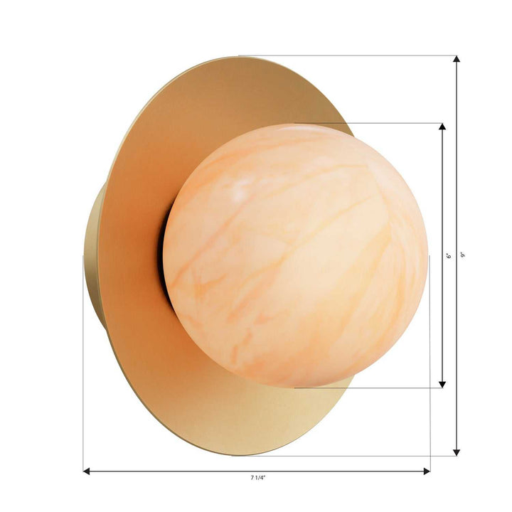 Olenne One Light Bath Sconce in Legacy Brass Minka-Lavery