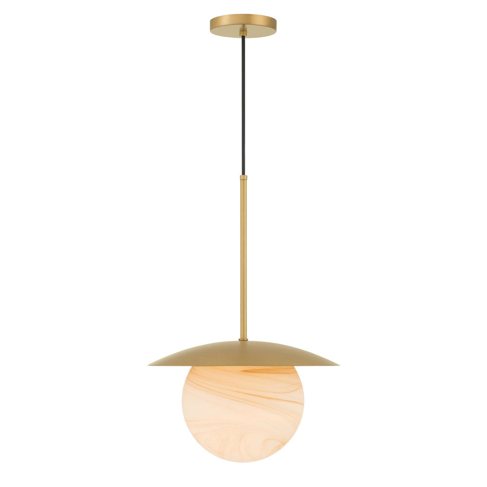 Olenne One Light Pendant in Legacy Brass Minka-Lavery