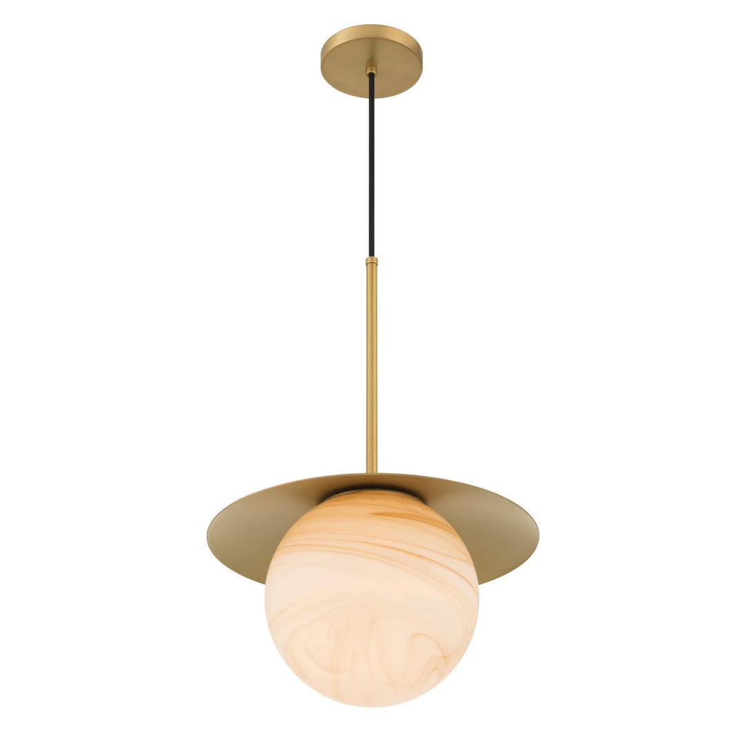 Olenne One Light Pendant in Legacy Brass Minka-Lavery