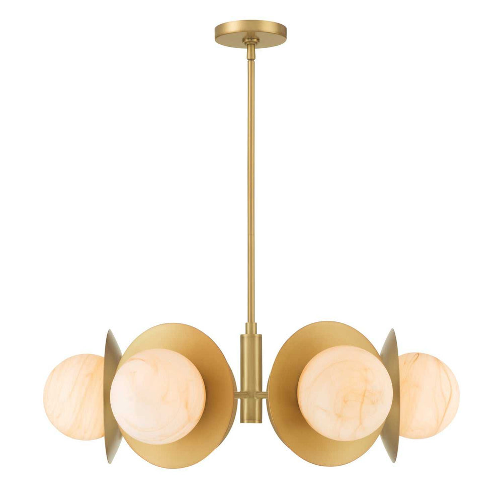 Olenne Six Light Pendant in Legacy Brass Minka-Lavery