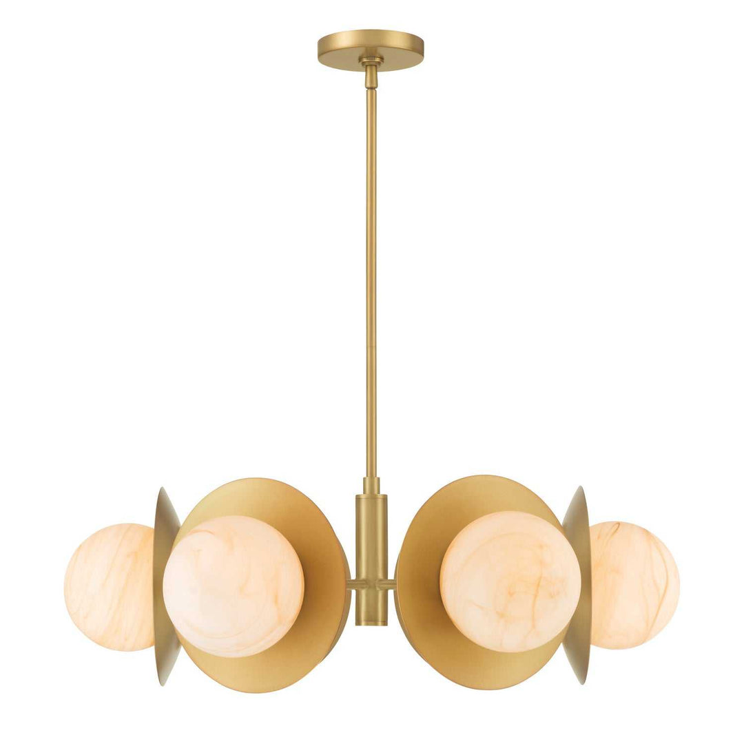 Olenne Six Light Pendant in Legacy Brass Minka-Lavery