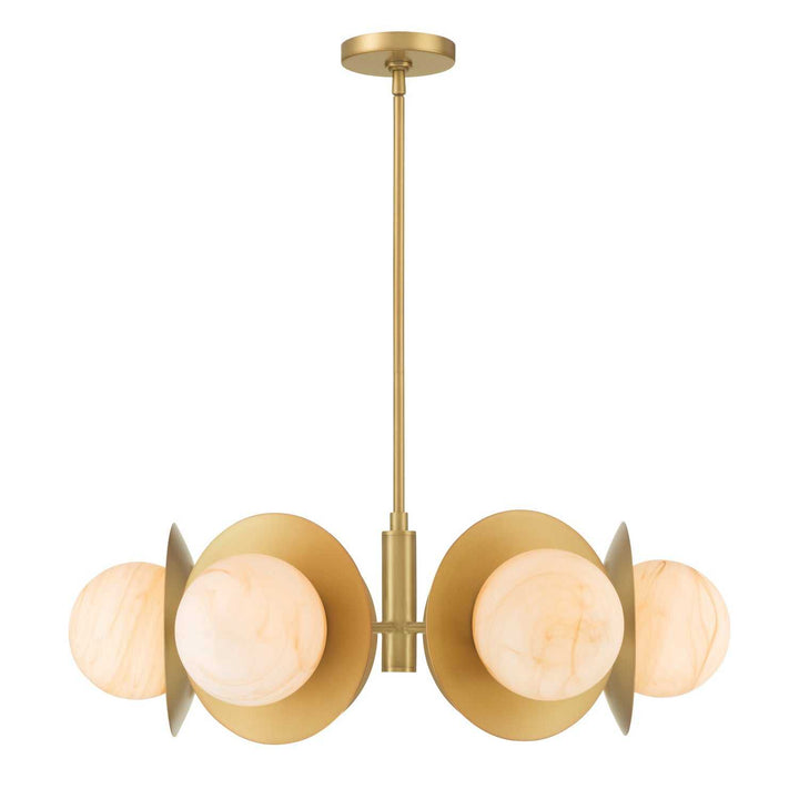 Olenne Six Light Pendant in Legacy Brass Minka-Lavery