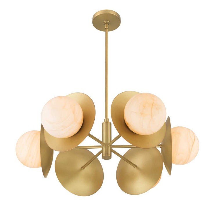 Olenne Six Light Pendant in Legacy Brass Minka-Lavery