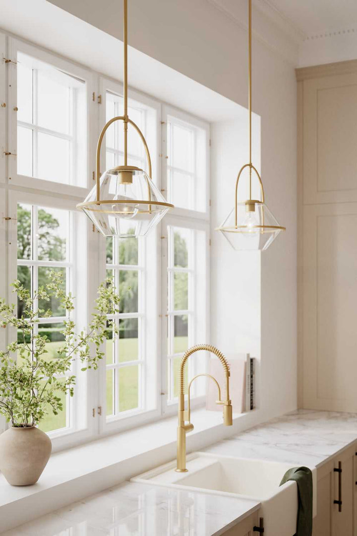 Coralyn One Light Pendant in Legacy Brass Minka-Lavery