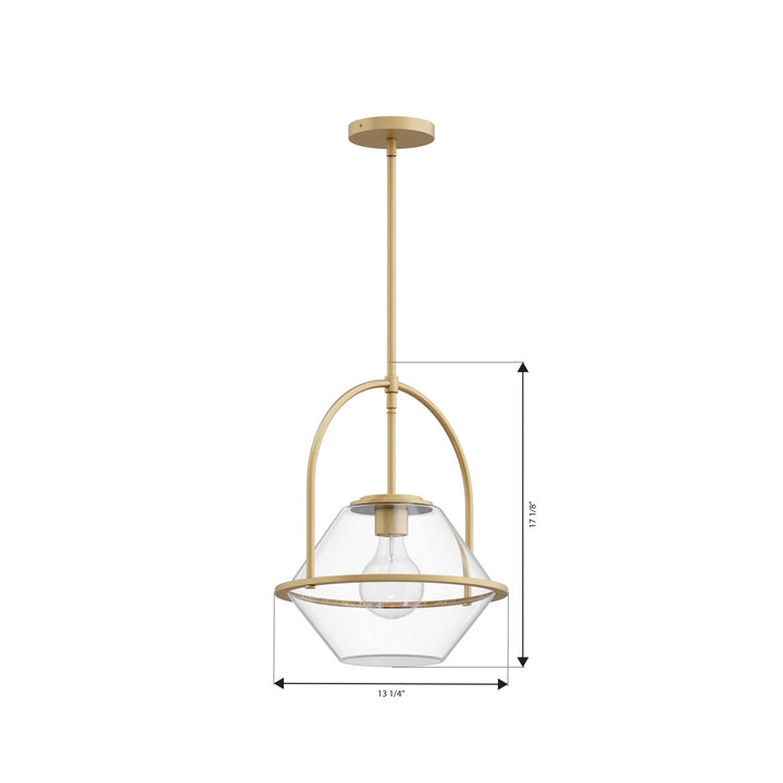 Coralyn One Light Pendant in Legacy Brass Minka-Lavery